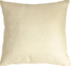 Tuscany Linen Cream Throw Pillow 20x20