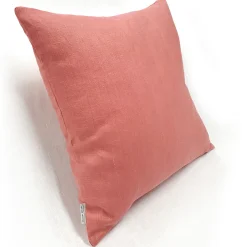 Tuscany Linen Deep Blush Throw Pillow 20x20
