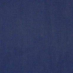 Tuscany Linen Indigo Blue Throw Pillow 17x17