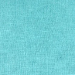 Tuscany Linen Turquoise Throw Pillow 17x17