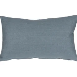 Tuscany Linen Wedgewood Blue Throw Pillow 12x19