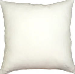 Tuscany Linen White Throw Pillow 20x20