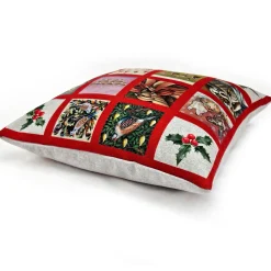 Twelve Days of Christmas Throw Pillow