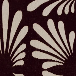 Velvet Daisy Black 20x20 Throw Pillow