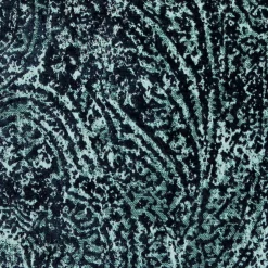 Visconti Teal Blue Chenille Throw Pillow 17x17