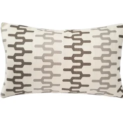 Wake Stone Edge Geometric Outdoor Pillow 12x19