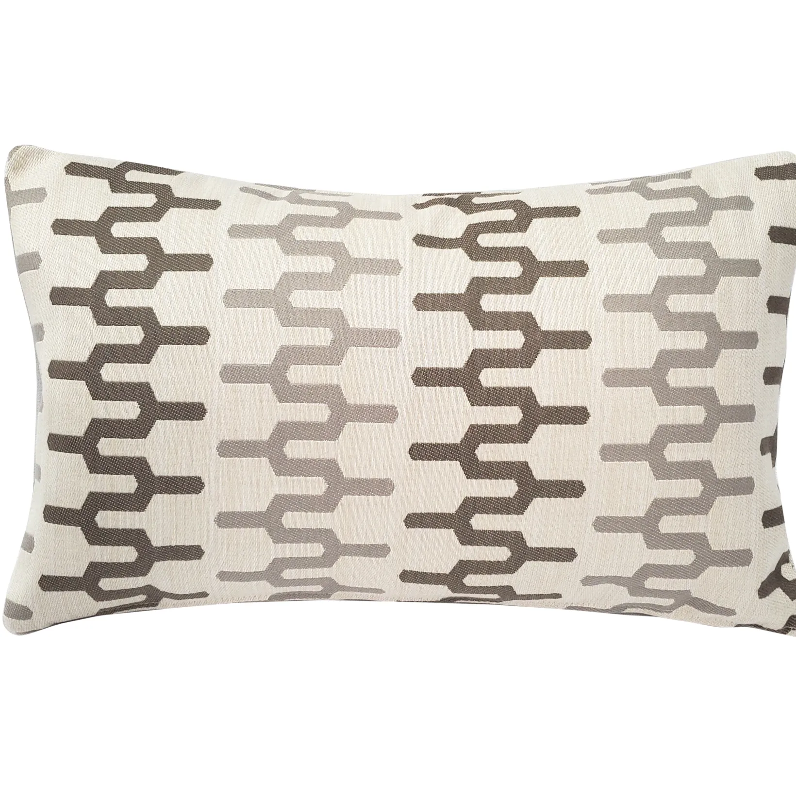 Wake Stone Edge Geometric Outdoor Pillow 12x19