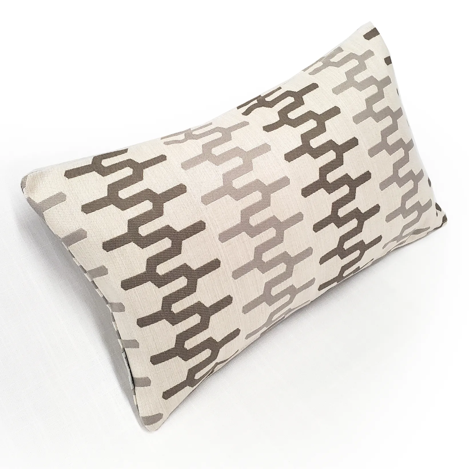 Wake Stone Edge Geometric Outdoor Pillow 12x19