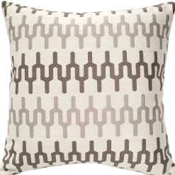 Wake Stone Edge Geometric Outdoor Pillow 19x19