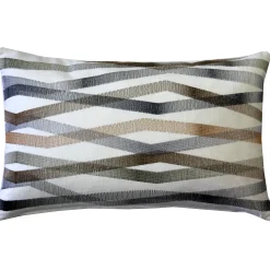 Wandering Lines Forest Grove Throw Pillow 12x19