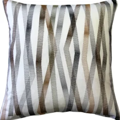 Wandering Lines Forest Grove Throw Pillow 19x19