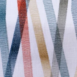 Wandering Lines Ocean Coast Throw Pillow 14x24
