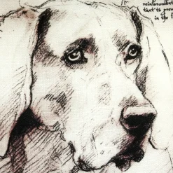 Weimaraner 17x17 Dog Pillow