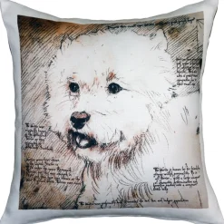 Westie Terrier 17x17 Dog Pillow