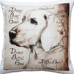 What Makes a Dog Throw Pillow 17x17