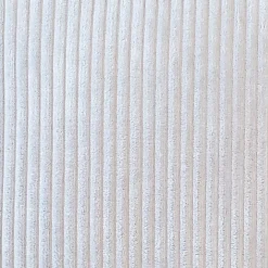 Wide Wale Corduroy 22x22 Oyster Throw Pillow