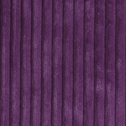 Wide Wale Corduroy 18x18 Purple Throw Pillow