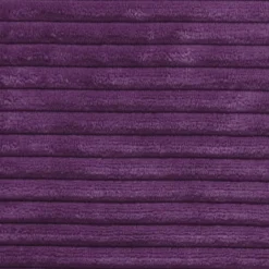 Wide Wale Corduroy 12x20 Purple Throw Pillow