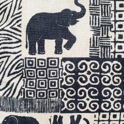Zakouma Elephant Throw Pillow 20x20